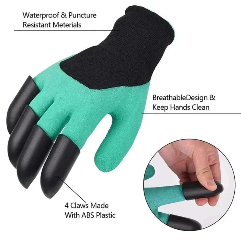 Waterproof Garden Claw Gloves with Thumb Protection