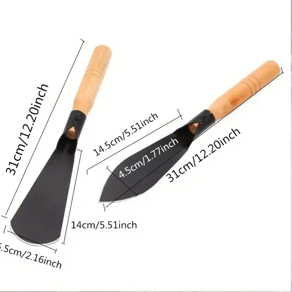 Multi-Purpose Garden Shovel &amp; Iron Hoe for Planting &amp; Weeding