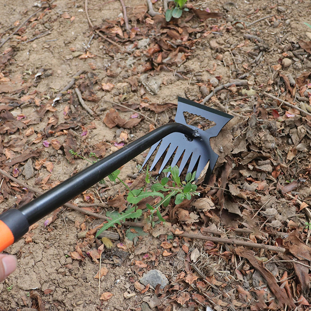 2-in-1 Stainless Steel Weed Cleaning Shovel &amp; Garden Rake