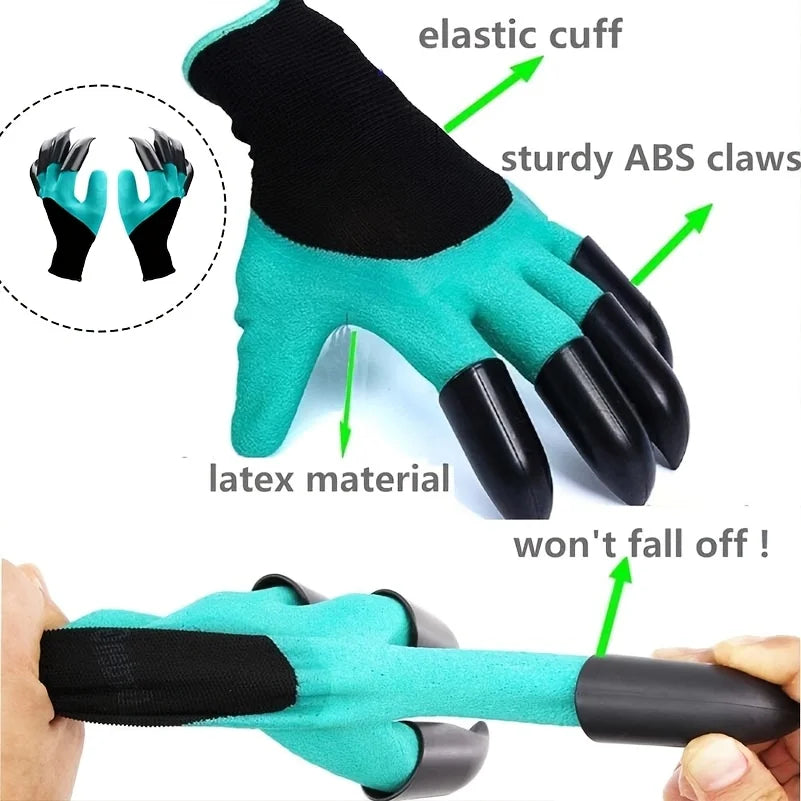 Waterproof Garden Claw Gloves with Thumb Protection