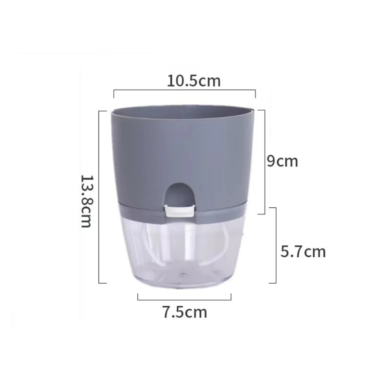 Self-Watering Hydroponic Flower Pot for Soilless Plant Growing