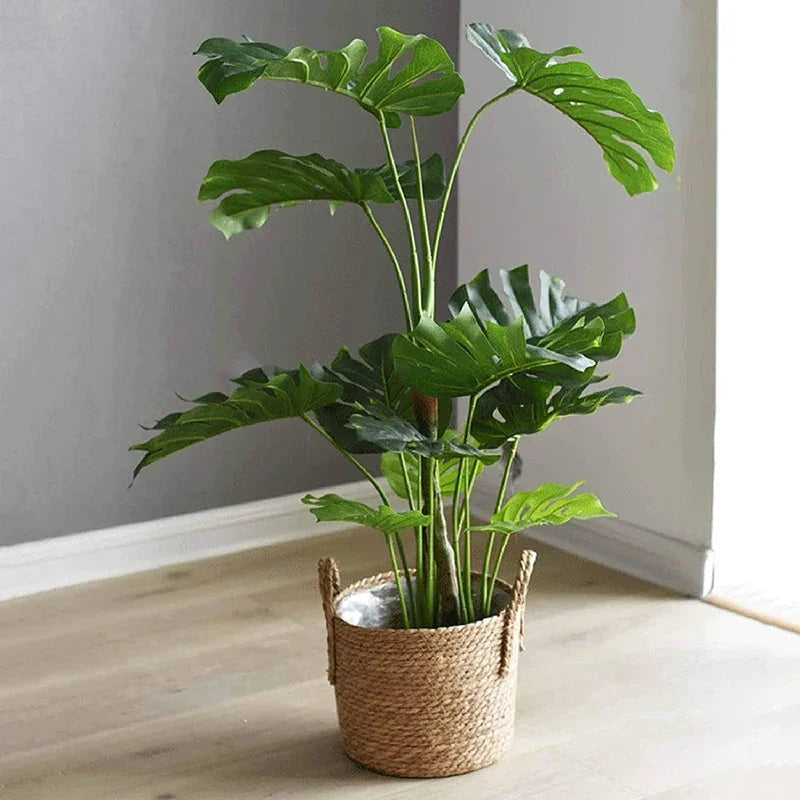 Nordic Extra Large Handwoven Seaweed Plant Pot Basket