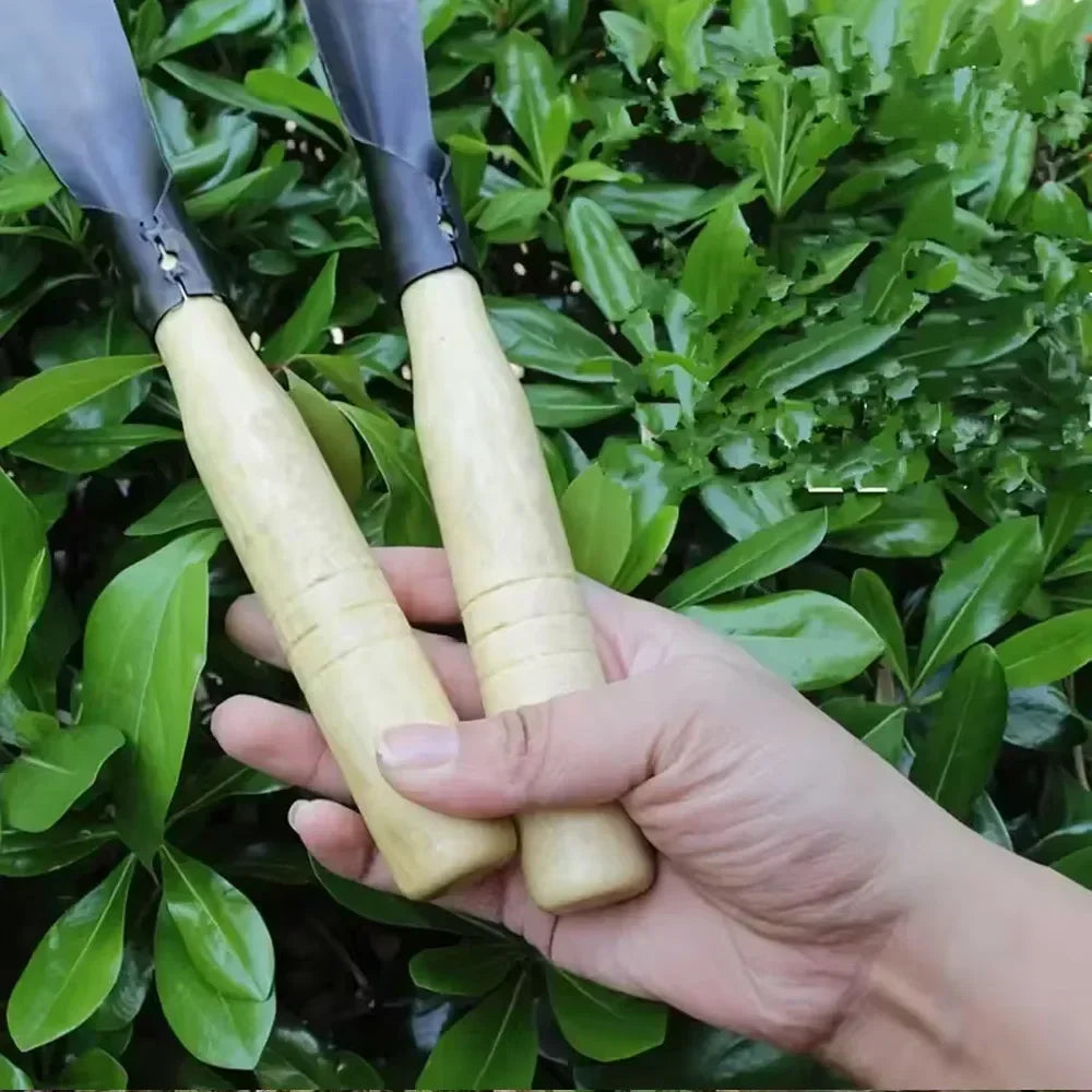 Multi-Purpose Garden Shovel &amp; Iron Hoe for Planting &amp; Weeding