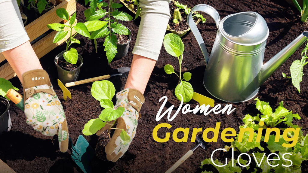 Thorn-Proof Leather Gardening Gloves for Pruning &amp; Weeding