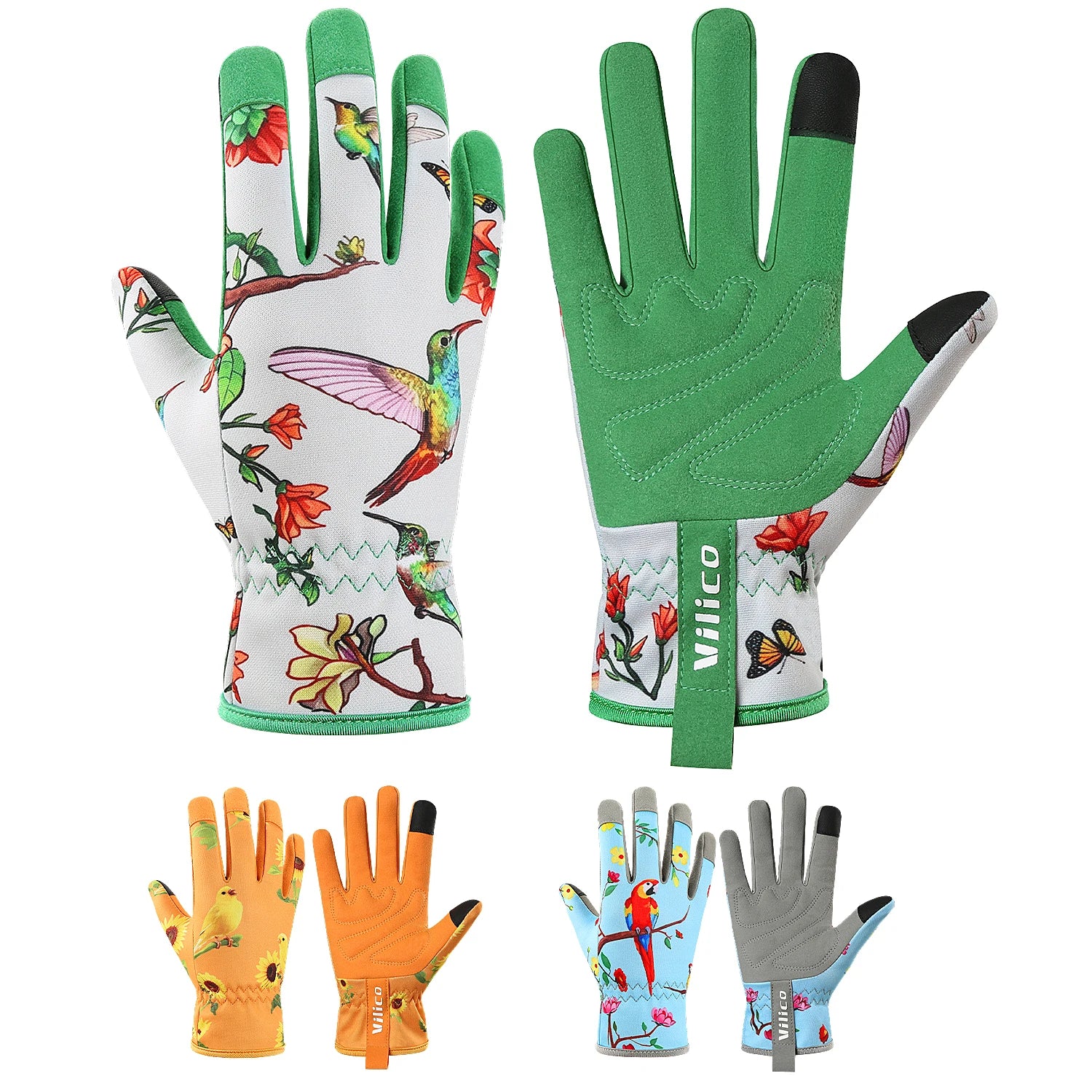 Breathable Leather Thorn-Proof Gardening Gloves for Women