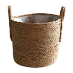 Nordic Extra Large Handwoven Seaweed Plant Pot Basket