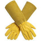 Thorn-Proof Garden Gloves with Long Protective Gauntlets