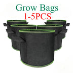 Non-Woven Grow Bags with Handles for Vegetables, Flowers &amp; Plants