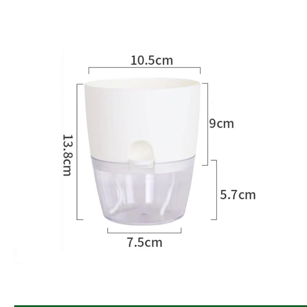 Self-Watering Hydroponic Flower Pot for Soilless Plant Growing