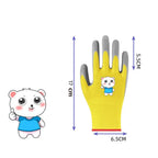 Kids Waterproof Non-Slip Gardening Work Gloves