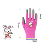 Kids Waterproof Non-Slip Gardening Work Gloves