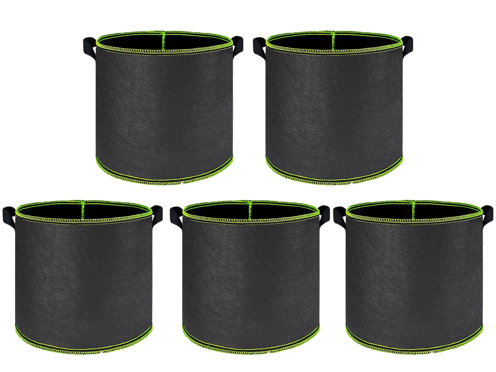 Non-Woven Grow Bags with Handles for Vegetables, Flowers &amp; Plants