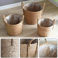 Nordic Extra Large Handwoven Seaweed Plant Pot Basket