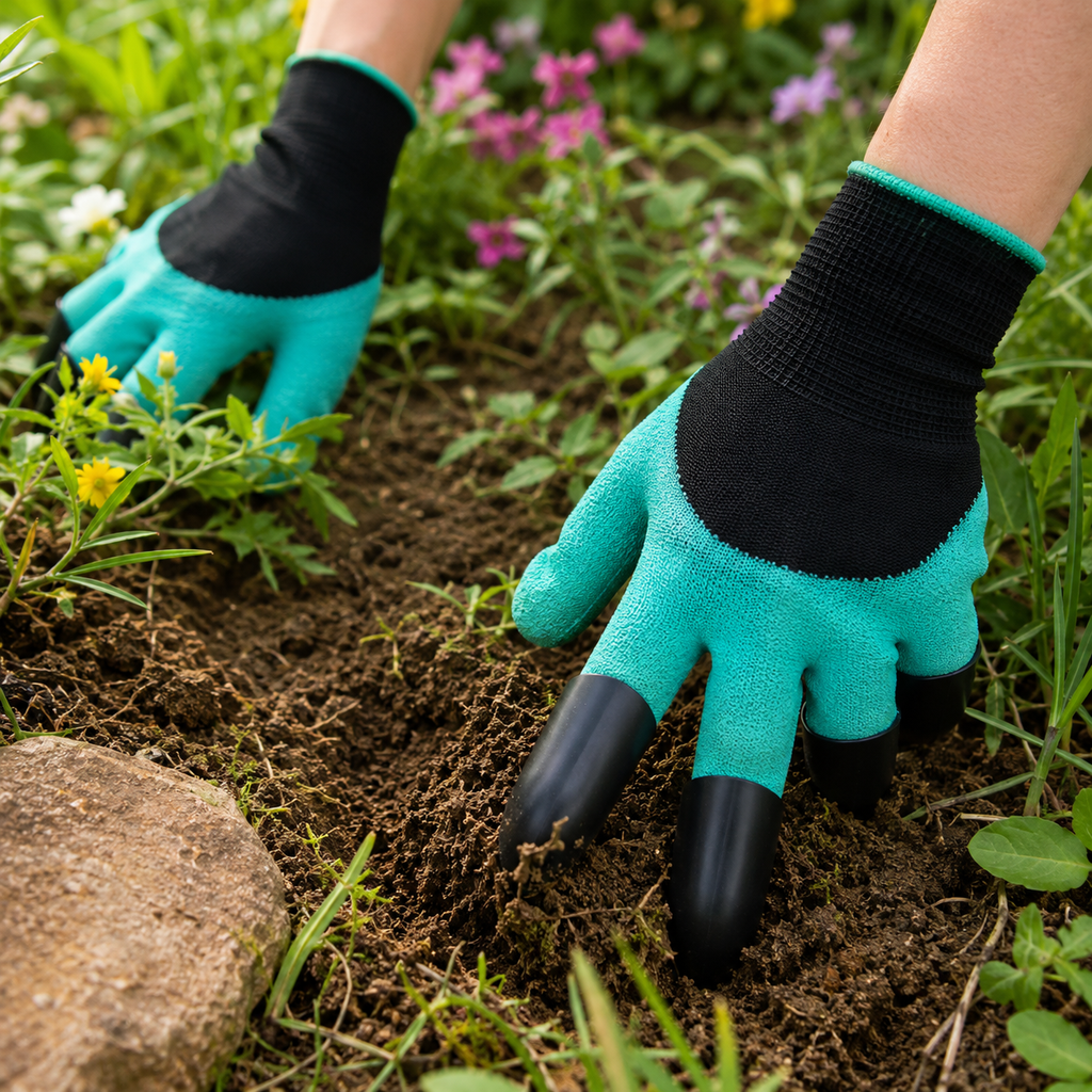 Waterproof Garden Claw Gloves with Thumb Protection