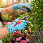 Breathable Leather Thorn-Proof Gardening Gloves for Women